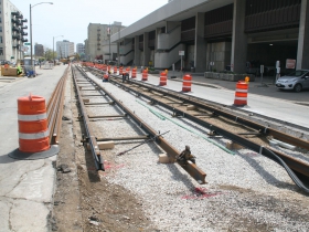 W. St. Paul Ave. Streetcar Construction