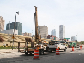 W. St. Paul Ave. Streetcar Construction