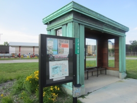 Hank Aaron Trail Streetcar Stop