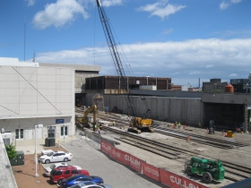 The Train Shed is being rebuilt