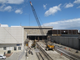 The Train Shed is being rebuilt