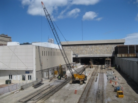 The Train Shed is being rebuilt