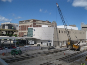 The Train Shed is being rebuilt