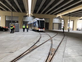 Streetcar Heading Towards OMF