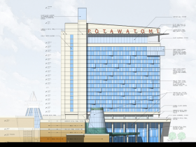 Potawatomi Casino Hotel Rendering