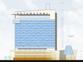 Potawatomi Casino Hotel Rendering