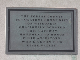 Gateway to the Valley marker
