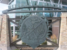 Gateway to the Valley at N. 13th St. and W. St. Paul Ave.