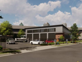 DNR Storage Building Rendering