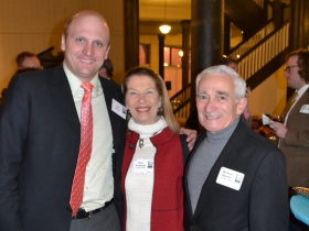 Ald. Nik Kovac, Pam Frautschi, and Richard Ippolito.