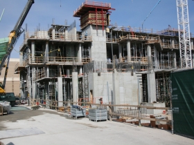 Potawatomi Casino Hotel under construction.
