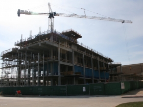 Potawatomi Casino Hotel under construction.