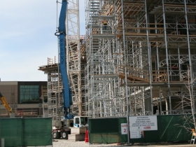 Potawatomi Casino Hotel under construction.