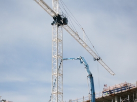 Potawatomi Casino Hotel under construction.