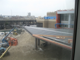 A view out the window.
