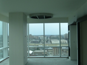 Hotel room.