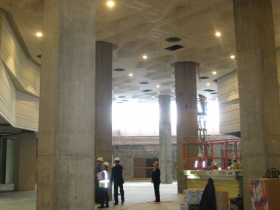 Large interior space.