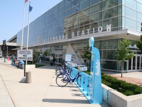 Bublr Bikes at the Milwaukee Intermodal Station