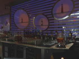 New bar in the Potawatomi Casino Hotel.