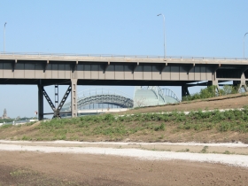 Miller Park in the distance.