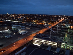 A new parking garage is rising in the Valley.