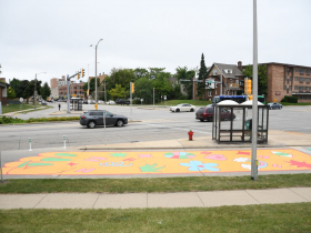Phoenix S. Brown Slip Lane Mural