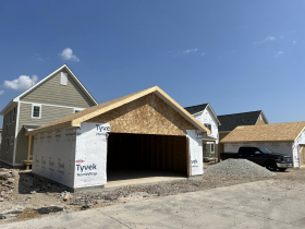 Rear of new Vliet Street Homes