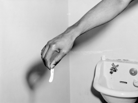 Unknown (American, 20th century), [Victim of Assault 4-9-65], from the San Quentin Prison Archive, 1965, printed 2018. Inkjet print.