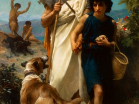 Homer and His Guide by William-Adolphe Bouguereau