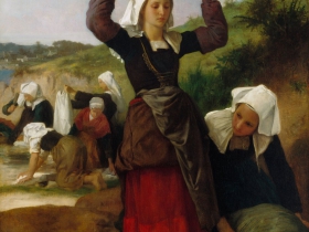 Washerwoman of Fouesnant by William-Adolphe Bouguereau