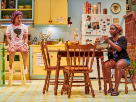 Left to right, Malaina Moore, Sola Thompson