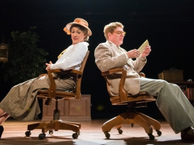 Carrie Hitchcock as Elizabeth Bishop and Norman Moses as Robert Lowell