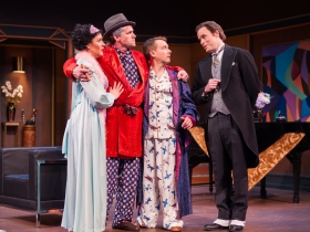 (l-r): Anna Cline as Ruby, Steven M. Koehler as Knuckles, Chris Klopatek as Bertie & Matt Daniels as Jeeves