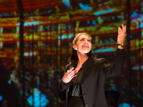 Angela Iannone as Maria Callas.