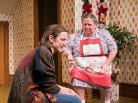 L-R: Kat Wodtke as Ruth Nowak, Raeleen McMillion as Clara Nowak.