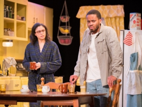 (from left) Krystal Drake as Martha, Marques Causey as Davey