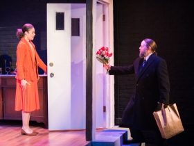 (from left) Krystal Drake as Martha, Ken T. Williams as Megs