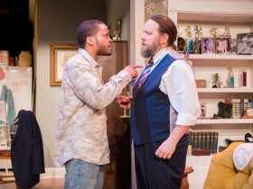 (from left) Marques Causey as Davey, Ken T. Williams as Megs