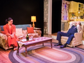 (from left) Krystal Drake as Martha, Ken T. Williams as Megs