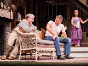 L-R: C. Michael Wright as Vanya, JJ Phillips as Spike, Rána Roman as Cassandra