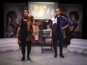 Paulina Lule and Celia Mandela Rivera