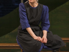 Deborah Staples in Milwaukee Repertory Theater’s 2014/15 Stiemke Studio production of The Amish Project.