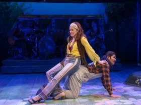 Milwaukee Repertory Theater presents As You Like It in the Quadracci Powerhouse February 15 – March 20, 2022. Pictured L-R: Heidi Kettenring and Michael Dashefsky.