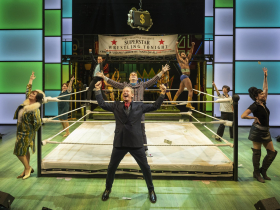 Milwaukee Repertory Theater presents As You Like It in the Quadracci Powerhouse February 15 – March 20, 2022. Pictured: The cast of As You Like It