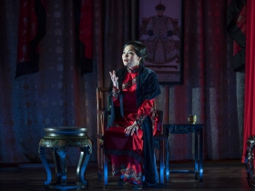 Milwaukee Repertory Theater presents The Chinese Lady  in the Stiemke Studio from February 13 – March 24, 2019 featuring Lisa Helmi Johanson as Afong Moy