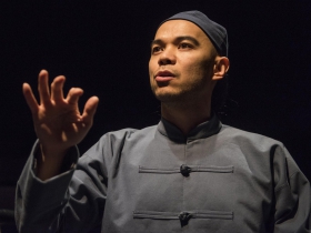 Milwaukee Repertory Theater presents The Chinese Lady  in the Stiemke Studio from February 13 – March 24, 2019 featuring Jon Norman Schneider as Atung