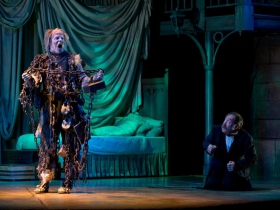 Christopher Donahue makes his Rep debut as Ebenezer Scrooge