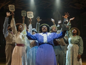 Allyson Kaye Daniel and cast in Milwaukee Repertory Theater’s 2014/15 Quadracci Powerhouse production of The Color Purple.