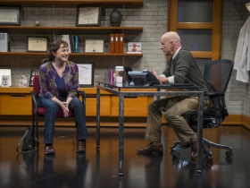 Laura Gordon and Michael Elich in Milwaukee Repertory Theater’s 2014/15 Quadracci Powerhouse production of Good People.