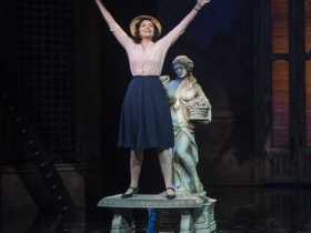 Milwaukee Repertory Theater presents Guys and Dolls in the Quadracci Powerhouse from September 19 to October 29, 2017.  Featuring Emma Rose Brooks